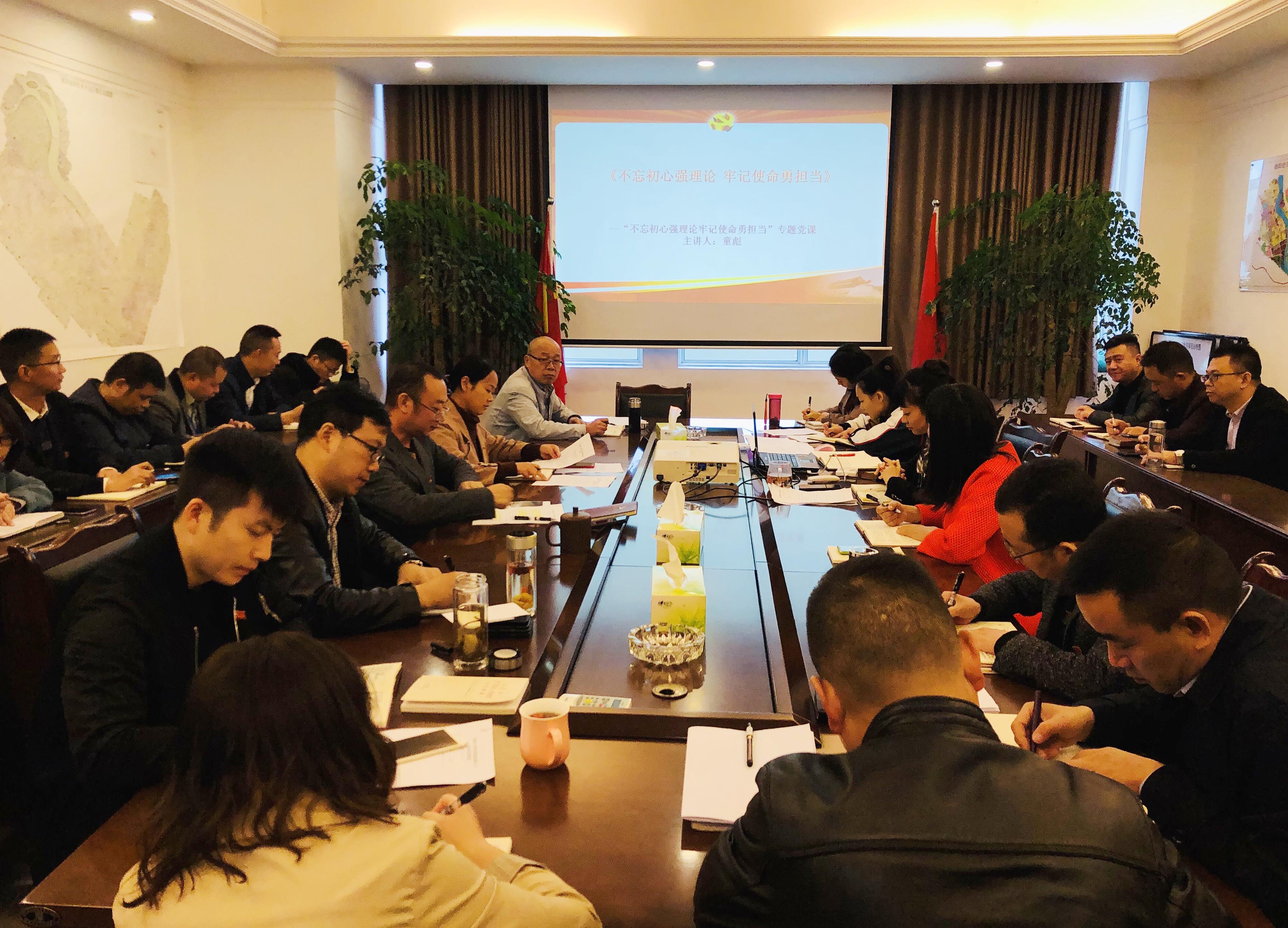 童彪作“不忘初心强理论 牢记使命勇担当”主题教育专题党课报告1.jpg